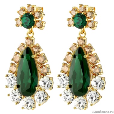 Серьги Dyrberg Kern, LUCIA SG GREEN, 390068 Серьги Dyrberg Kern, LUCIA SG GREEN, 390068