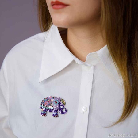 Брошь Shadore, Слон