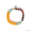 Браслет Nature Bijoux, Lhassa, стрейч, кость, говлит, жемчуг, кокос, NB24.1-13-42542 коричневый Браслет Nature Bijoux, Lhassa, стрейч, кость, говлит, жемчуг, кокос, NB24.1-13-42542 коричневый