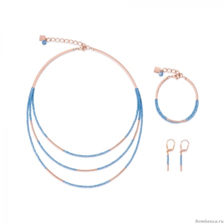 Колье Coeur de Lion, Light Blue, 4960/10-0720 Колье Coeur de Lion, Light Blue, 4960/10-0720. Германия