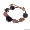Браслет Lanzerotti, Elisir, с турмалином, гематитом и гранатом, LZ-25.10-311 коричневый