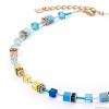 Колье Coeur de Lion, Turquoise-Yellow, 2838/10-0601. Германия