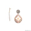 Серьги Nature Bijoux, San Lazzaro, с перламутровой мозайкой, NB25.2-12-90293 серый