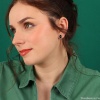 Серьги TARATATA, Jeu De L`oie, асимметричные, с цветной смолой, TT-H24-01901-202 черный Серьги TARATATA, Jeu De L`oie, асимметричные, с цветной смолой, TT-H24-01901-202 черный