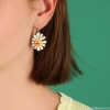 Серьги TARATATA, Rainette, с цветной смолой и пластиком, TT-T24-06735-101 белый Серьги TARATATA, Rainette, с цветной смолой и пластиком, TT-T24-06735-101 белый
