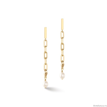 Серьги Coeur de Lion, White-Gold, 1112/21-1416. Германия