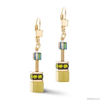 Серьги Coeur de Lion, Olive, 4020/20-0900 Серьги Coeur de Lion, Olive, 4020/20-0900