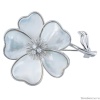 Брошь Цветок Natural shell, XR06426A2 S
