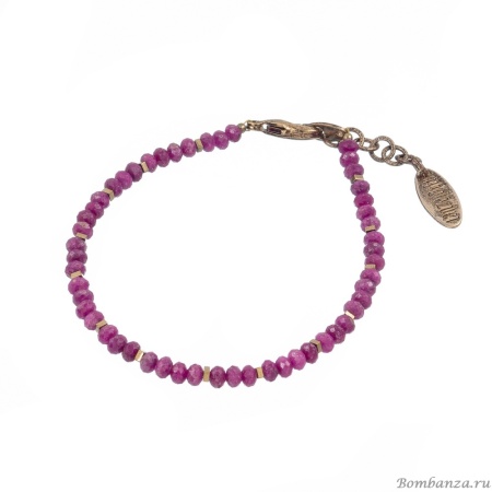 Браслет Lanzerotti, Elisir, с рубином и гематитом, LZ-25.10-304 розовый