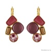 Серьги TARATATA, Manufacture, со смолой и стеклянными бусинами, TT-W23-01704-203 розовый Серьги TARATATA, Manufacture, со смолой и стеклянными бусинами, TT-W23-01704-203 розовый