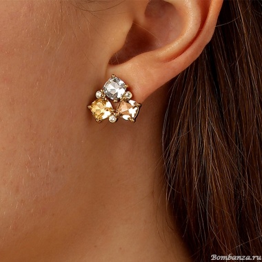 Серьги Dyrberg Kern, VIENA SG PEACH, 420100 Серьги Dyrberg Kern, VIENA SG PEACH, 420100