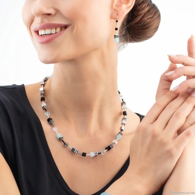 Серьги Coeur de Lion, Soft Aqua, 2838/20-2027 Серьги Coeur de Lion, Soft Aqua, 2838/20-2027