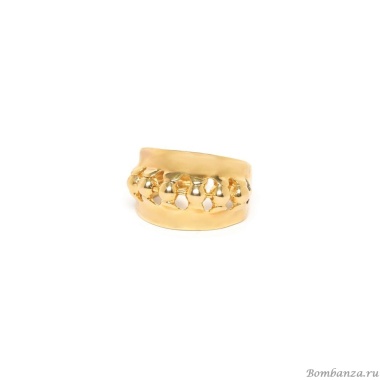 Кольцо ORI TAO, Maasai, разъемное, с металлическими бусинами, OT23.2-19-40290 золотистый