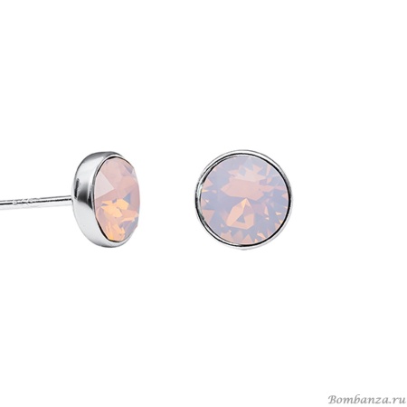 Пусеты Fiore Luna, Rose Water Opal