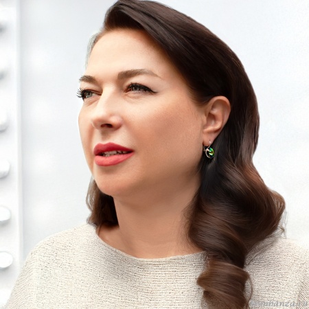 Серьги Fiore Luna, Virtual Medium, A1903.19 M/S