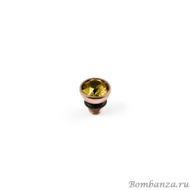 Шарм Qudo, Bottone Sunflower 5мм 630086 BR/RG