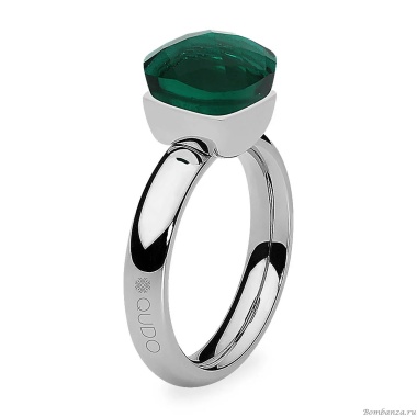 Кольцо Qudo, Firenze emerald 16.5 мм, 610446 G/S