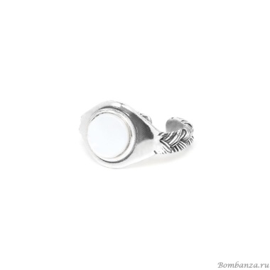 Кольцо Nature Bijoux, Panama, разъемное, с жемчужным перламутром, NB22.1-19-24407 белый