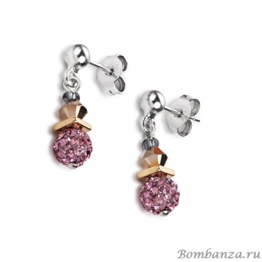 Серьги Coeur de Lion Multicolour Rainbow, 4846/21-1520 Серьги Coeur de Lion Multicolour Rainbow, 4846/21-1520