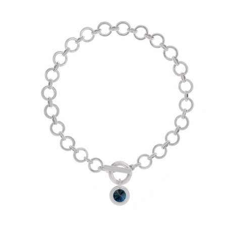 Колье VIDDA, Sweet, с кристаллом Swarovski, VD24.1-01852 синий, 50см