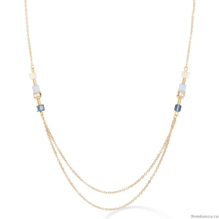 Колье Coeur de Lion,  Gold-Blue 5064/10-0716. Германия