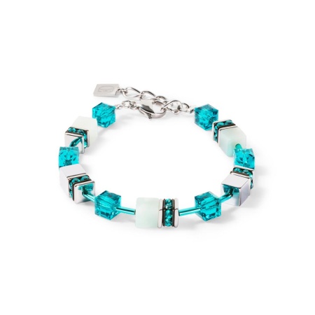 Браслет Coeur de Lion, Dark Green-Silver, 4010/30-0548