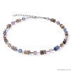 Колье Coeur de Lion, Blue-Brown-Lilac 2839/10-0740