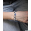 Браслет Ciclon, Horizon, стрейч, с кристаллами, CN-251111 синий