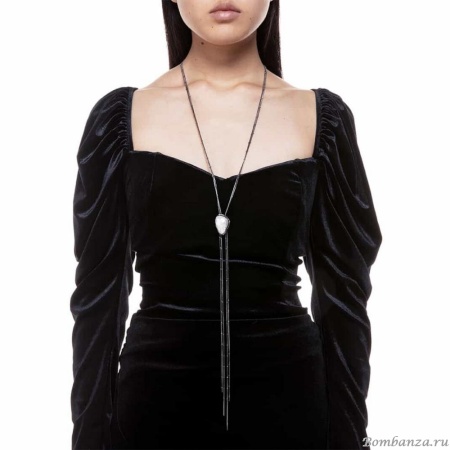 Колье Katerina Vassou, Musette, с жемчугом, KV23.2-308433 серебристый Колье Katerina Vassou, Musette, с жемчугом, KV23.2-308433 серебристый