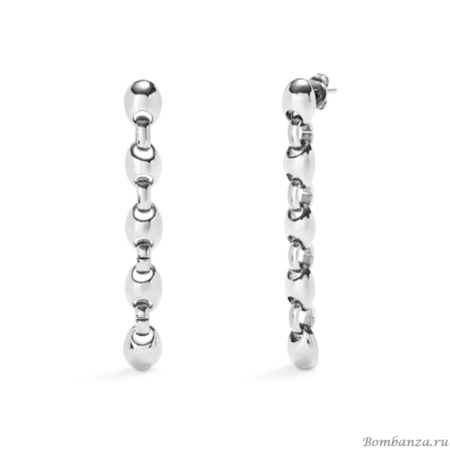 Серьги UNOde50 Ser Intrepida, с серебром PEN0991MTL0000U