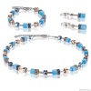 Серьги Coeur de Lion GeoCUBE®, Blue 4016/20-0700. Германия
