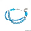 Браслет Lanzerotti, Marino, аквамарин, агат, муранское стекло, LZ-25.06-164 голубой