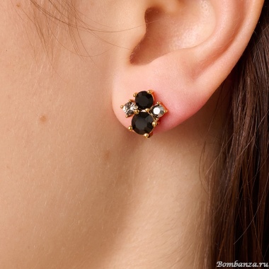 Серьги Dyrberg Kern, BILLIS SG BLACK MIX, 470137 Серьги Dyrberg Kern, BILLIS SG BLACK MIX, 470137