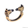 Браслет Polina Firenze, кафф, зебра с кристаллами и эмалью, PF25.2-BR4286 золотистый