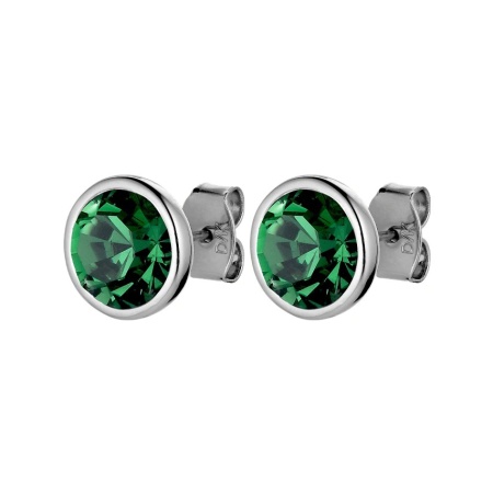 Пусеты Dyrberg Kern, DIA SS EMERALD GREEN, 430134