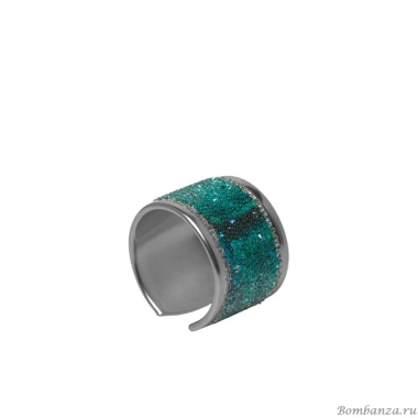 Кольцо Katerina Vassou, Anemone, разъемное, с кристаллами, KV24.1-308934B серебристый