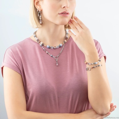 Серьги Coeur de Lion, Light blue-Beige, 3039/21-0738 Серьги Coeur de Lion, Light blue-Beige, 3039/21-0738