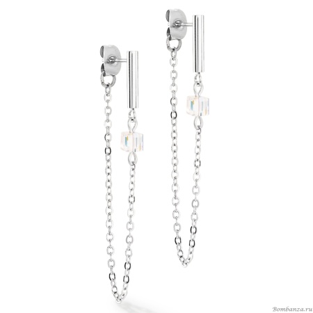 Серьги Coeur de Lion, White-Silver, 5076/21-1417 Серьги Coeur de Lion, White-Silver, 5076/21-1417. Германия