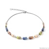 Колье Coeur de Lion, Blue-Brown-Olive 5020/10-0750 Колье Coeur de Lion, Blue-Brown-Olive 5020/10-0750