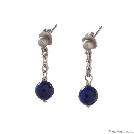 Серьги Lanzerotti, Borgia, с тигровым глазом, LZ-23.01-031 синий