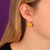 Серьги TARATATA, Electron, с цветной смолой, TT-W23-03718-20Y желтый Серьги TARATATA, Electron, с цветной смолой, TT-W23-03718-20Y желтый