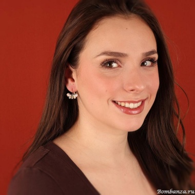 Серьги TARATATA, La via en rose, с цветной смолой и золотой краской, TT-H24-06743-205 розовый Серьги TARATATA, La via en rose, с цветной смолой и золотой краской, TT-H24-06743-205 розовый