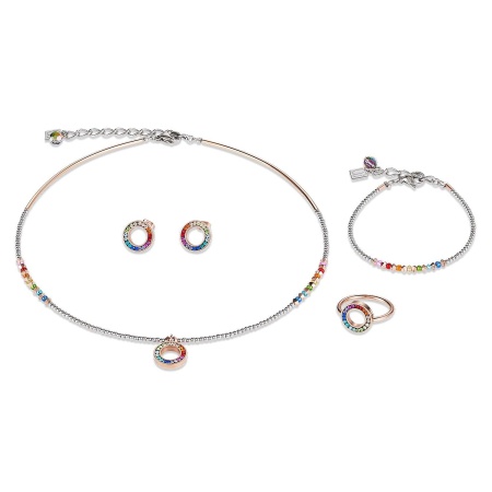 Колье Coeur de Lion, Multicolour small, Crystals Pavé, 4973/10-1500. Германия