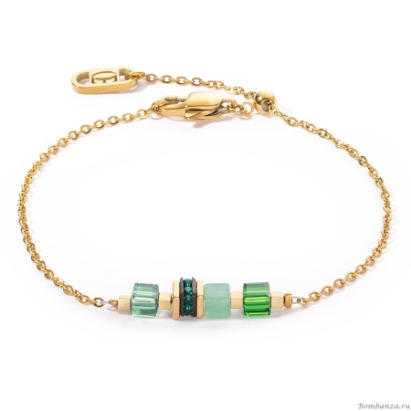 Браслет Coeur de Lion, Green-Gold, 5076/30-0516. Германия