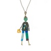 Подвеска Miamelie, кукла Лика, MiA-2408-CL5447 золотистый Подвеска Miamelie, кукла Лика, MiA-2408-CL5447 золотистый