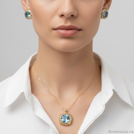 Комплект Fiore Luna, колье+серьги, SG209474E-001 G