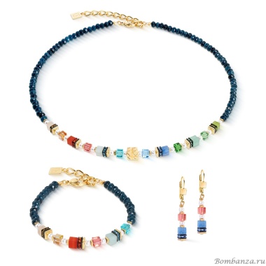 Колье Coeur de Lion, Multicolour Gold, 2102/10-1516 Колье Coeur de Lion, Multicolour Gold, 2102/10-1516