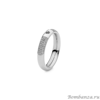 Кольцо Qudo, - База Deluxe Small Silver 16.0 мм 626657 S Кольцо Qudo, - База Deluxe Small Silver 16.0 мм 626657 S