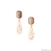 Серьги Nature Bijoux, Alhambra, с перламутром и говлитом, NB25.1-12-90021 коричневый Серьги Nature Bijoux, Alhambra, с перламутром и говлитом, NB25.1-12-90021 коричневый