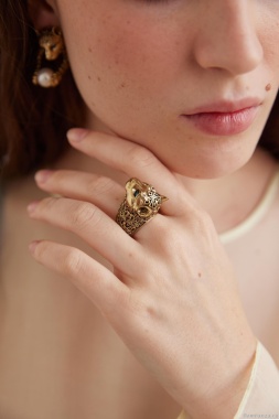 Кольцо Fiore di Firenze PUMA LEONE DI MONTAGNA AN3206 17,5 Кольцо Fiore di Firenze PUMA LEONE DI MONTAGNA AN3206 17,5